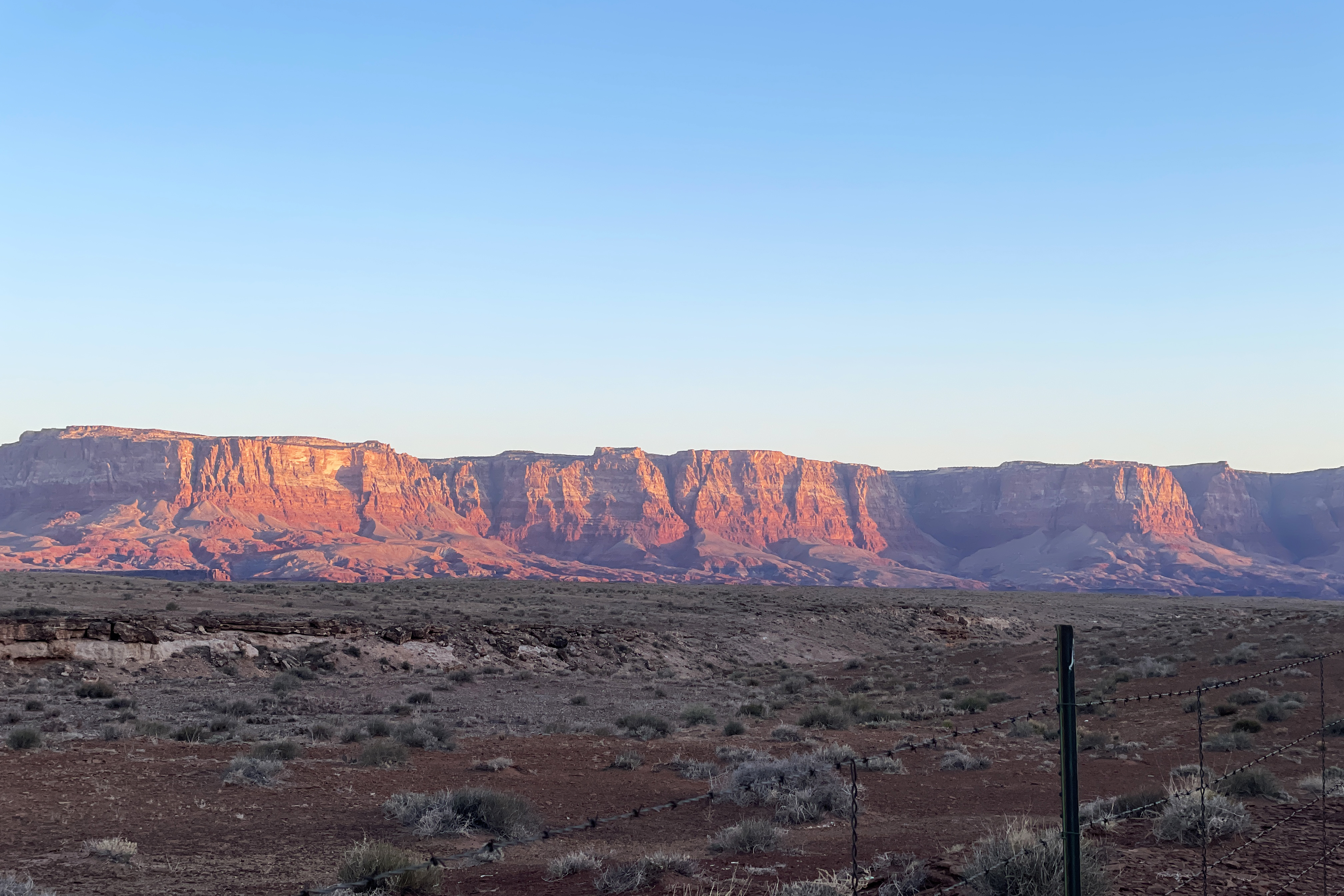 At least the sunrise was nice.